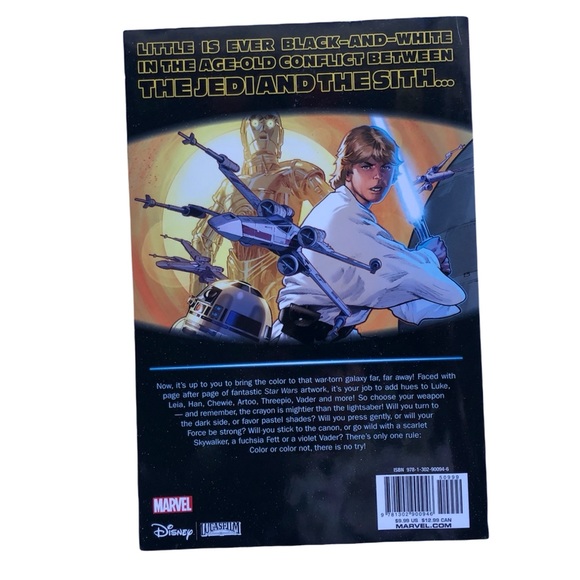 NEW Star Wars Adult Coloring Book  Marvel Disney + Mini Puzzle NEW - Picture 3 of 16